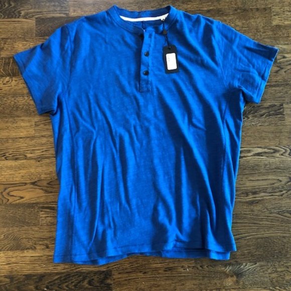 rag & bone Other - Rag and Bone Henley Size Large, Blue, NEW!